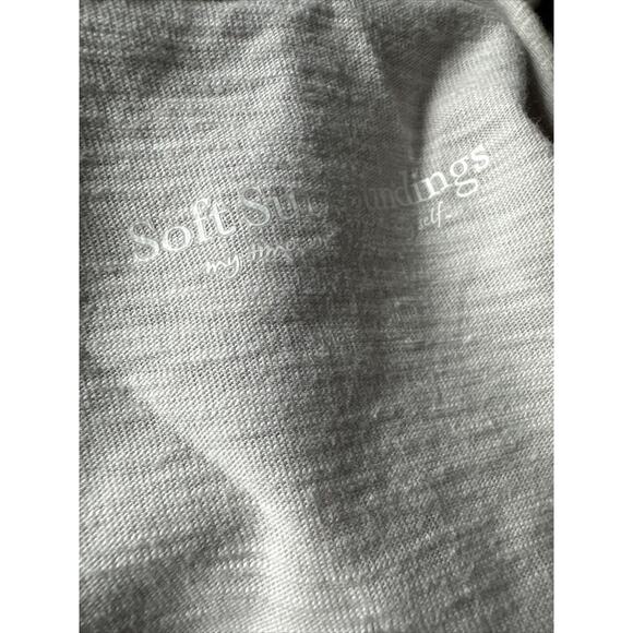 Soft Surroundings Tunic cotton knit Beige Oat top different unique buttons 1X - Picture 9 of 9